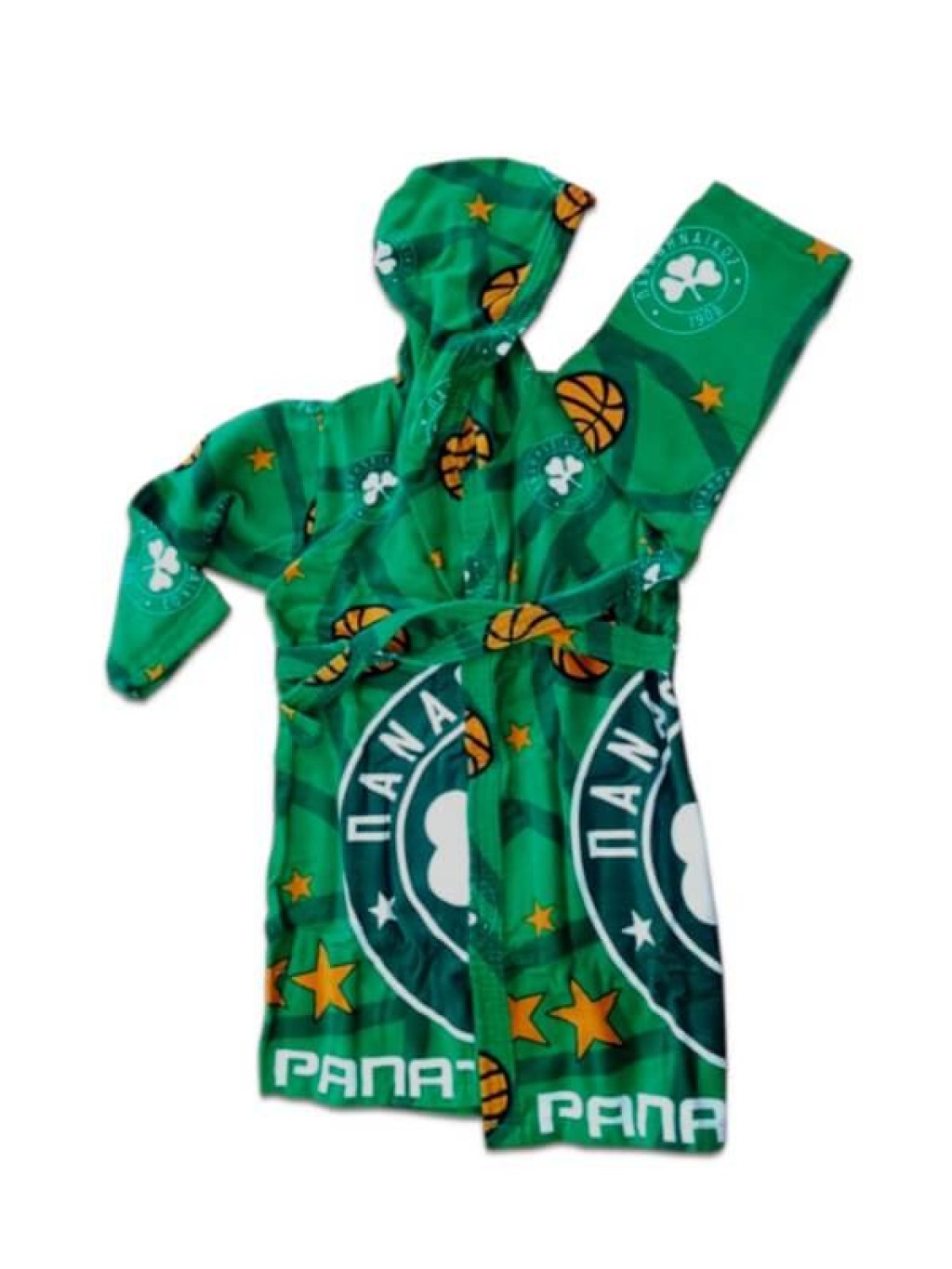 Παιδικό Μπουρνούζι Με Κουκούλα Αυθεντικό Παναθηναϊκός Γαρύφαλλο | Γαρύφαλλο - Λευκά Είδη